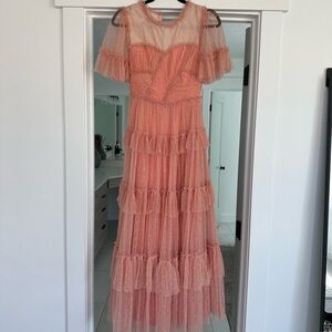 Ivy City Co Whimsical Dress in Pink
